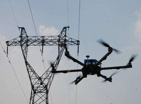 7KM Serbest Kontrol Operasyonu Yüksek İrtifa Kablolu Drone