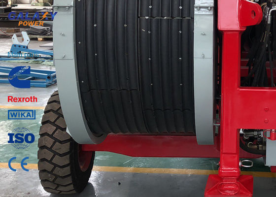 77kw 103hp imported Motor Hidrolik Gergi Maksimum Aralıklı Gerilim 2x45 / 1x90kN Çekme Ekipmanı