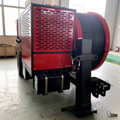 Hidrolik Çekici Gergici Havadaki Hızlı Çekim Araçları Maksimum Çekim 2x50KN 1x100KN