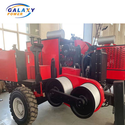 Transmission Overhead Power Lines Cable Stringing Equipment with 239kw 320hp Diesel Engine