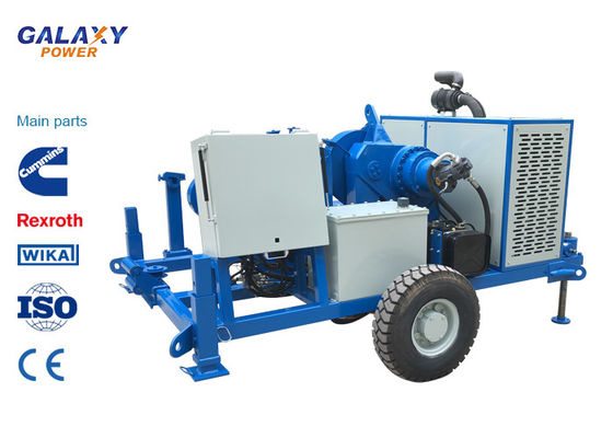 ISO Mavi Renkli Yeraltı Makinesi 49.2hp 100kN Hidrolik Çektirme