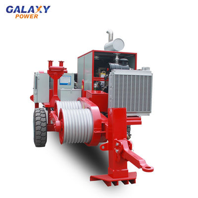 12t Kablo Çekme İletim Hattı Ekipmanları 129kw 173hp Hidrolik Çektirme