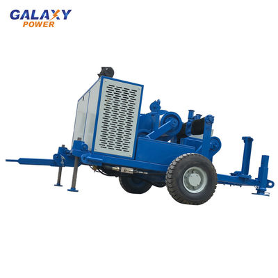 49.2HP 100KN Yeraltı Kablo Çekme Ekipmanları Hidrolik Çektirme Makinesi