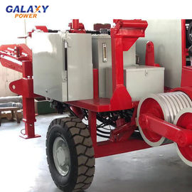 Max Aralıklı Çekme 90KN Kablo Çekme Ekipmanları Dizel 118kw 158hp