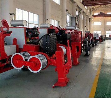 Elektrikli İnşaat İçin Havai Hat Hidrolik Kablo Çektirme Ekipmanları