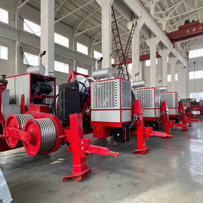 İletim Güç Hatları Max 120KN 12T Hidrolik Kablo Çekme Makinesi