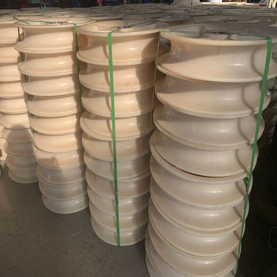 Yük 40KN 660x100mm Üç Naylon Tekerlek İletken Çekme Bloğu