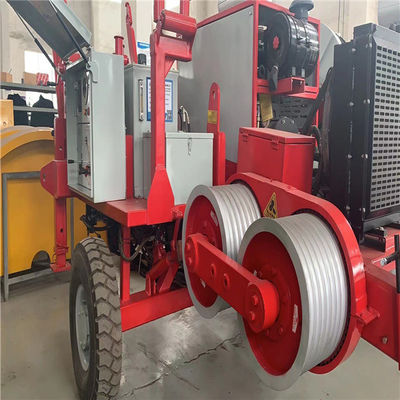 SA-QY60 Diesel Bull-Wheel 6Ton Kablo Çekme Çekme Ekipmanı
