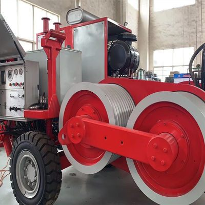 380KN 4 ve 6-Bundle İletken Hidrolik Kablo Çektirme Çekme Ekipmanı