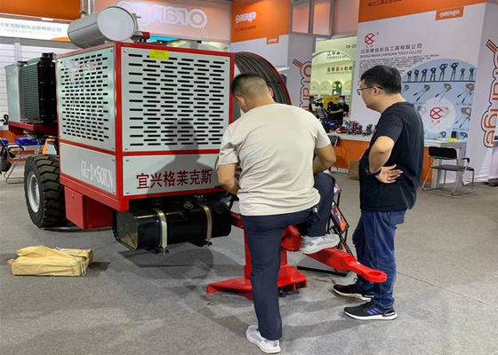 220KV 1x50KN İletim Tek Paket İletken Tel Çekme Ekipmanı