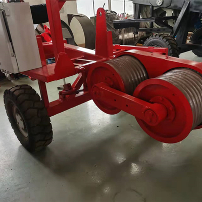24V Elektrikli Dizel 77kw 7 Oluk 4T Kablo Çektirme Çekme Ekipmanı