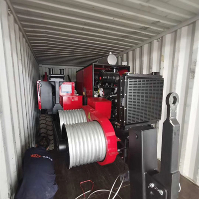 Havadan Çekme 239KW (320hp) 22T Hidrolik Kablo Çektirme Vinç Makinesi