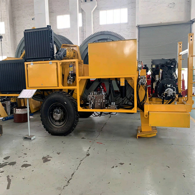 Havai Hat 14Ton Hidrolik Fren ADSS Kablo Gergi Çekme Makinesi